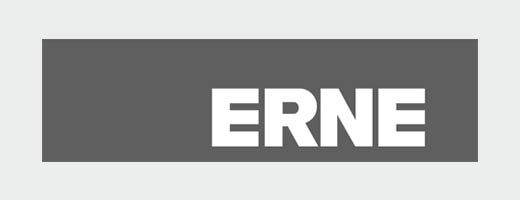 ERNE logo grey/white