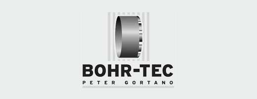 Bohr-Tec logo grey/white